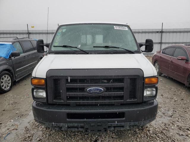 1FTNE1EWXBDA00349 - 2011 FORD ECONOLINE E150 VAN WHITE photo 5