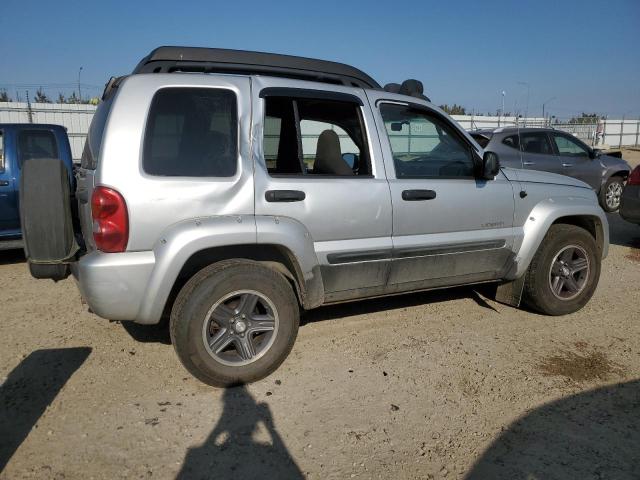 1J4GL38K64W213416 - 2004 JEEP LIBERTY RENEGADE Argent photo 3