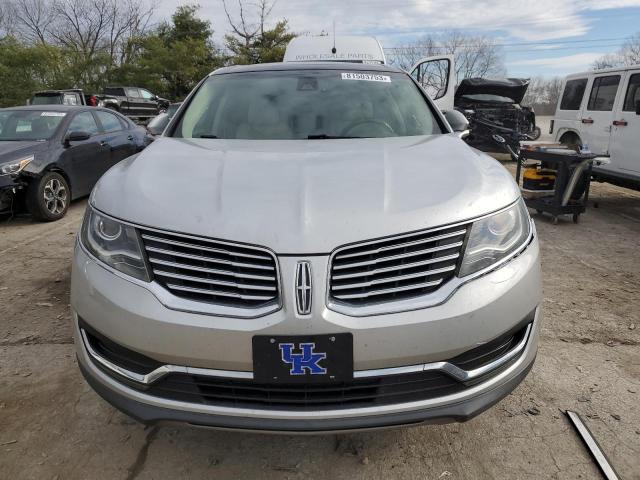 2LMTJ6LR6GBL88397 - 2016 LINCOLN MKX RESERVE SILVER photo 5