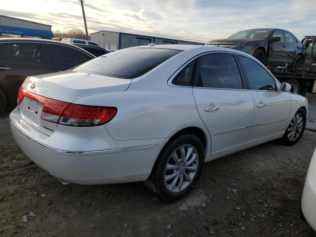 KMHFC46F87A214061 - 2007 HYUNDAI AZERA SE WHITE photo 3