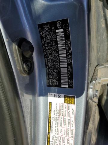 JTDEAMDE2N3010129 - 2022 TOYOTA COROLLA LE BLUE photo 13
