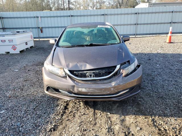 19XFB2F57FE110725 - 2015 HONDA CIVIC LX GRAY photo 5