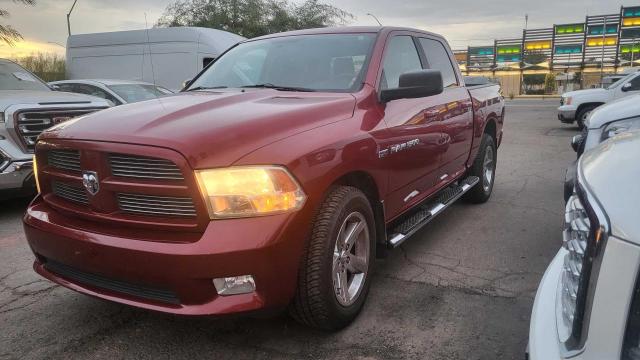 1D7RV1CT3BS610802 - 2011 DODGE RAM 1500 RED photo 2