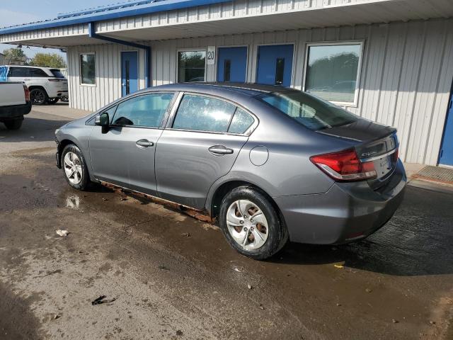 19XFB2E57DE056275 - 2013 HONDA CIVIC LX GRAY photo 2