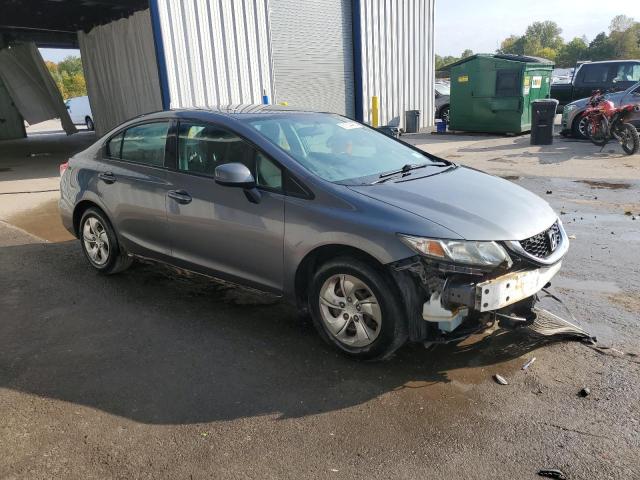 19XFB2E57DE056275 - 2013 HONDA CIVIC LX GRAY photo 4