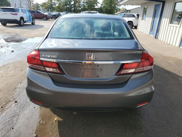 19XFB2E57DE056275 - 2013 HONDA CIVIC LX GRAY photo 6
