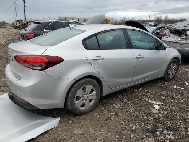 3KPFK4A75HE122489 - 2017 KIA FORTE LX SILVER photo 3