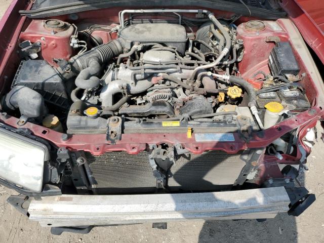 JF1SG63618H705478 - 2008 SUBARU FORESTER 2.5X BURGUNDY photo 11
