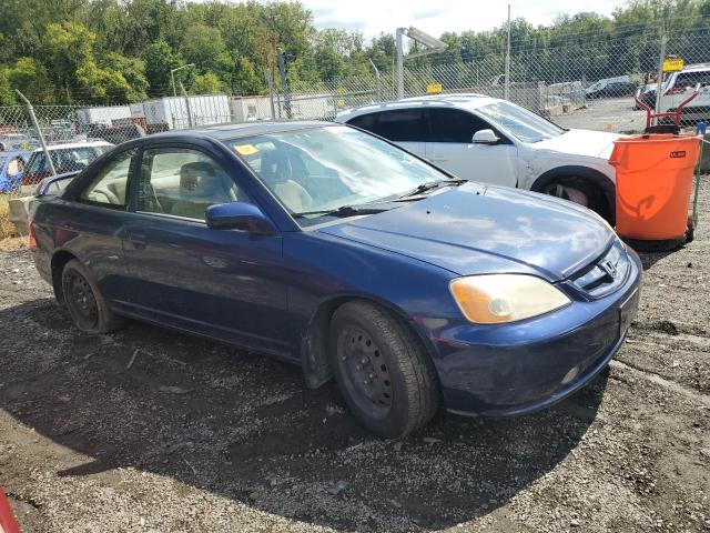 1HGEM21992L047775 - 2002 HONDA CIVIC EX 蓝色 照片 4