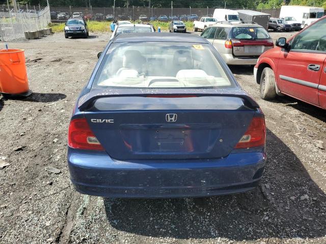 1HGEM21992L047775 - 2002 HONDA CIVIC EX 蓝色 照片 6