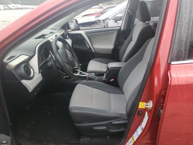 2T3BFREV2FW257780 - 2015 TOYOTA RAV4 LE RED photo 7