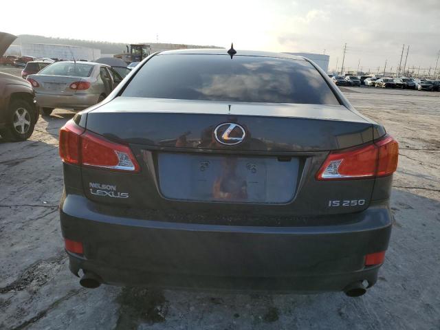 JTHBF5C2XA5121056 - 2010 LEXUS IS 250 GRAY photo 6