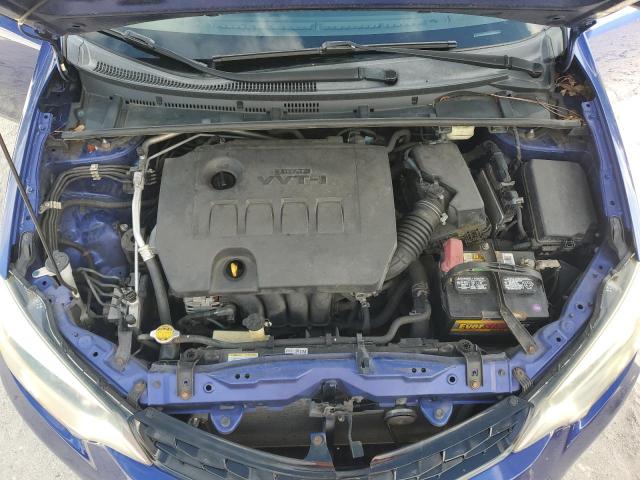 2T1BURHE6GC519720 - 2016 TOYOTA COROLLA L BLUE photo 11