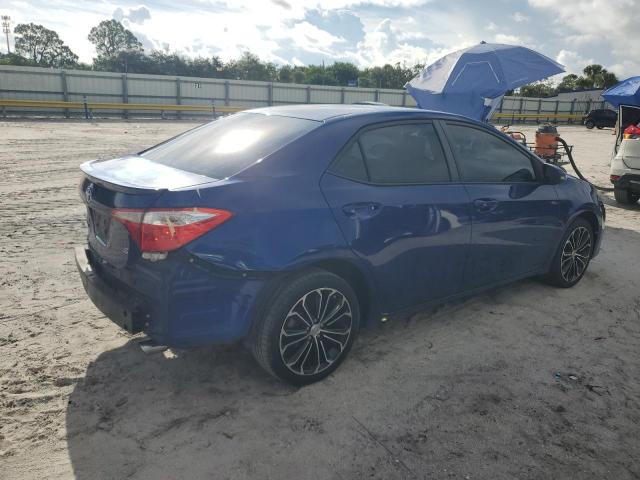 2T1BURHE6GC519720 - 2016 TOYOTA COROLLA L BLUE photo 3