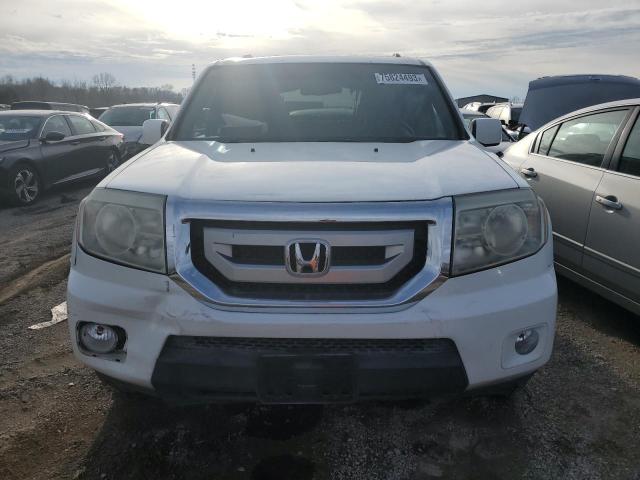 5FNYF3H51AB021199 - 2010 HONDA PILOT EXL WHITE photo 5