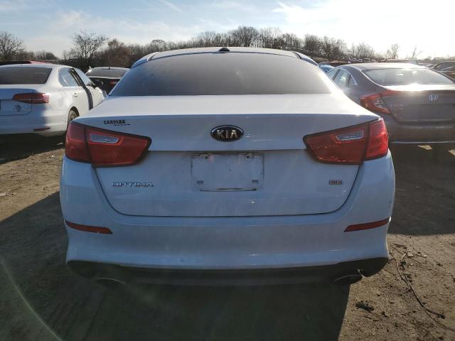 5XXGM4A74EG321969 - 2014 KIA OPTIMA LX WHITE photo 6