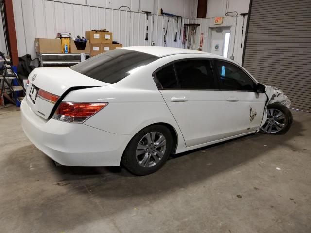 1HGCP2F60CA156247 - 2012 HONDA ACCORD SE WHITE photo 3