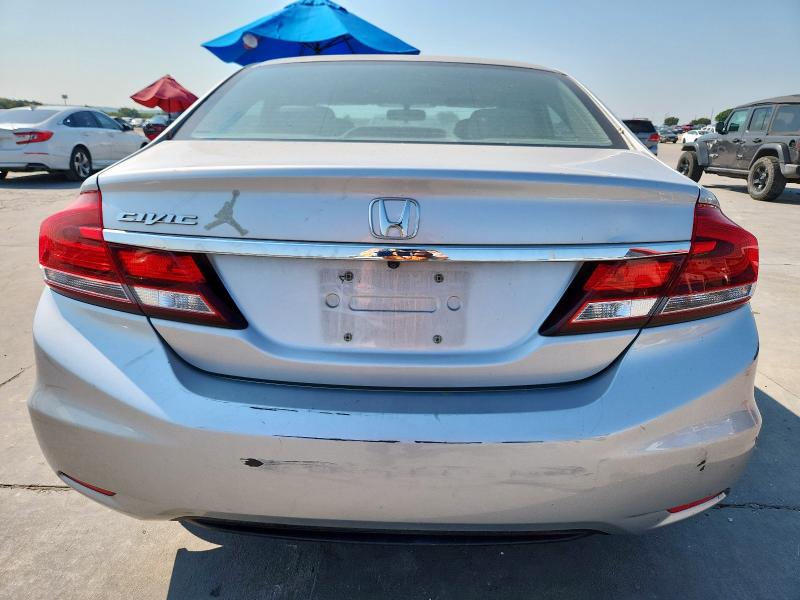 19XFB2F84EE048533 - 2014 HONDA CIVIC EX SILVER photo 6