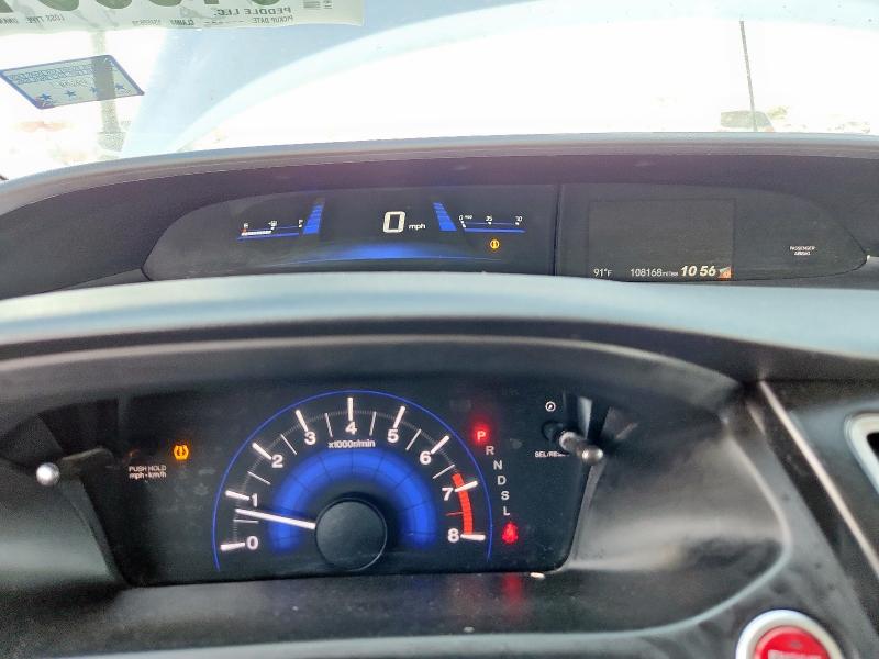 19XFB2F84EE048533 - 2014 HONDA CIVIC EX SILVER photo 9