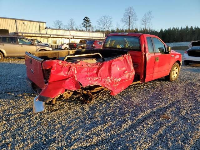 1FTRF12W65NA27940 - 2005 FORD F150 RED photo 3