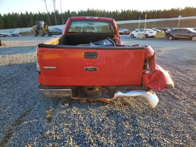 1FTRF12W65NA27940 - 2005 FORD F150 RED photo 6