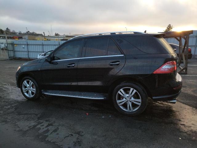 4JGDA5HB4FA510626 - 2015 MERCEDES-BENZ ML 350 4MATIC BLACK photo 2