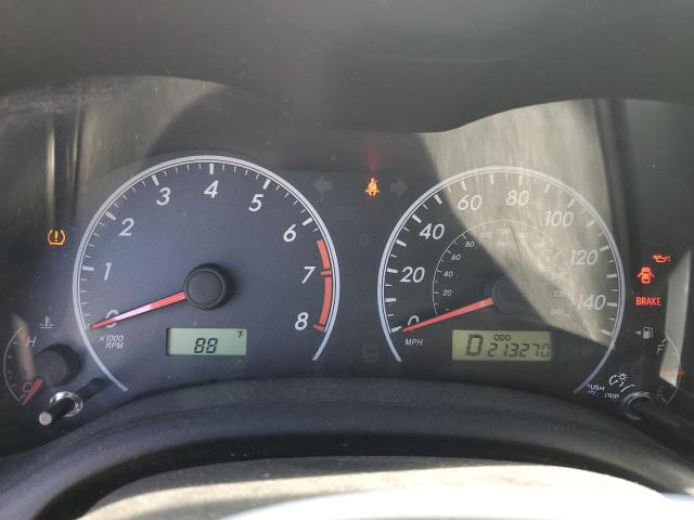 2T1BU4EE7DC055744 - 2013 TOYOTA COROLLA BASE თეთრი ფოტო 9