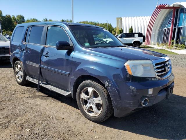 5FNYF4H60CB034351 - 2012 HONDA PILOT EXL BLUE photo 4