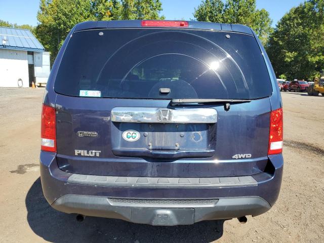 5FNYF4H60CB034351 - 2012 HONDA PILOT EXL BLUE photo 6