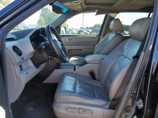 5FNYF4H60CB034351 - 2012 HONDA PILOT EXL BLUE photo 7