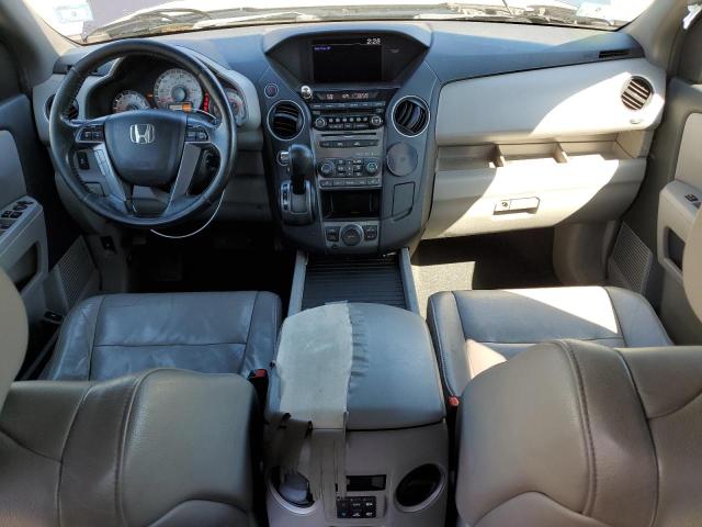 5FNYF4H60CB034351 - 2012 HONDA PILOT EXL BLUE photo 8