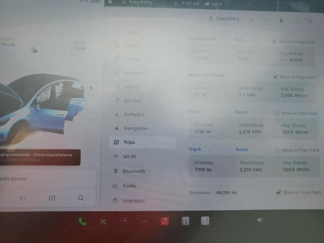 5YJYGDEE0MF068056 - 2021 TESLA MODEL Y WHITE photo 9