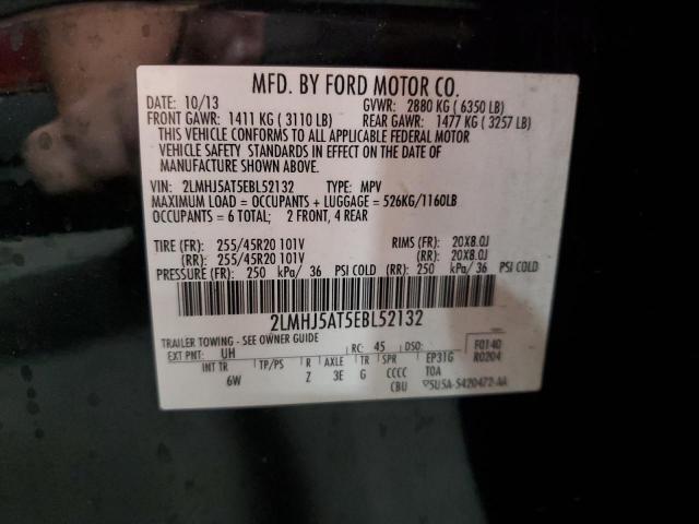 2LMHJ5AT5EBL52132 - 2014 LINCOLN MKT BLACK photo 14