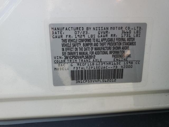 3N1CP5DV4PL562012 - 2023 NISSAN KICKS SR WHITE photo 14