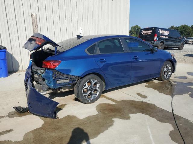 3KPF24AD0LE226340 - 2020 KIA FORTE FE BLUE photo 3