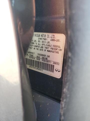 JN1EV7AP0JM365917 - 2018 INFINITI Q50 LUXE GRAY photo 12