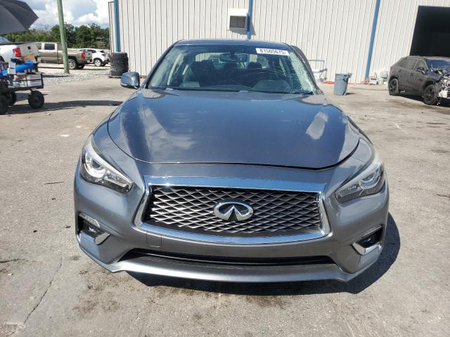 JN1EV7AP0JM365917 - 2018 INFINITI Q50 LUXE GRAY photo 5
