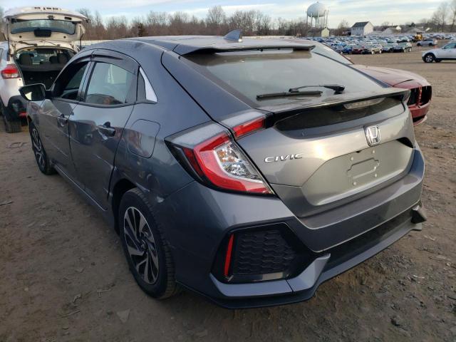 SHHFK7G23JU231545 - 2018 HONDA CIVIC LX GRAY photo 2