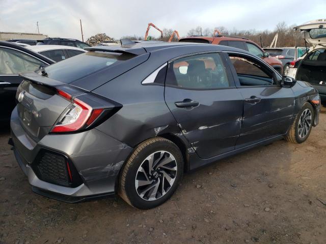 SHHFK7G23JU231545 - 2018 HONDA CIVIC LX GRAY photo 3