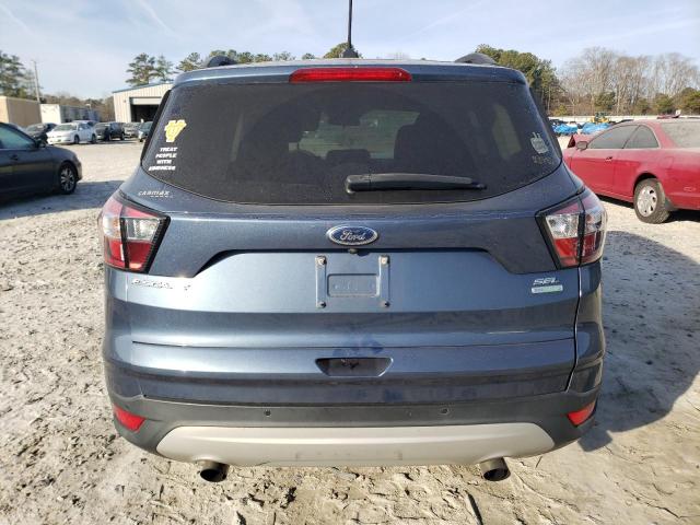 1FMCU0HD7JUB35443 - 2018 FORD ESCAPE SEL BLUE photo 6