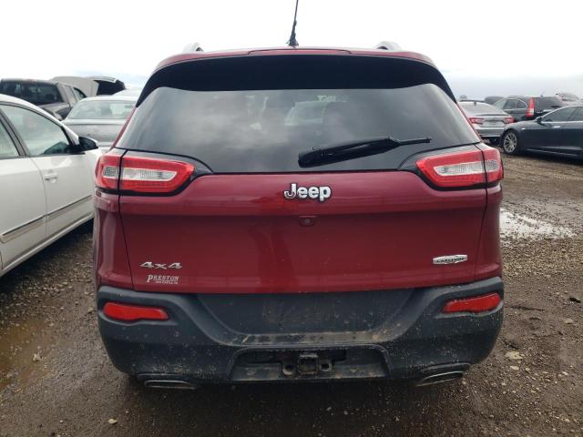 1C4PJMCS2GW133379 - 2016 JEEP CHEROKEE LATITUDE RED photo 6