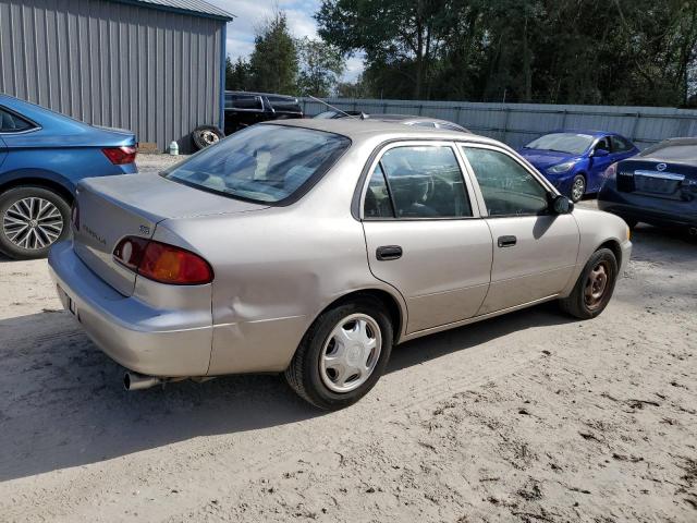 1NXBR12EX2Z652127 - 2002 TOYOTA COROLLA CE BEIGE photo 3