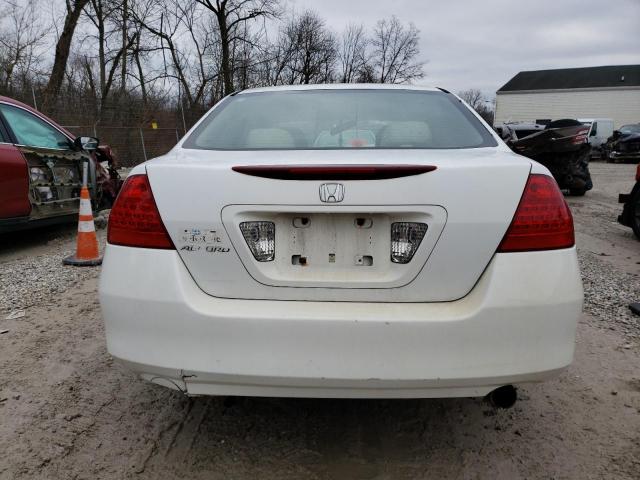 1HGCM56387A094974 - 2007 HONDA ACCORD SE WHITE photo 6