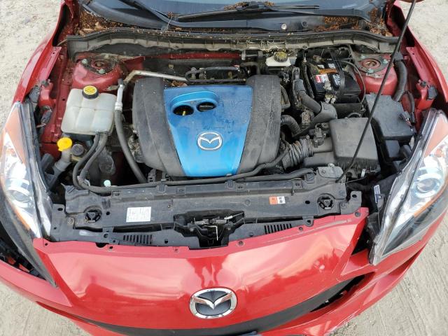JM1BL1V79D1745499 - 2013 MAZDA 3 I Қызыл фото 11
