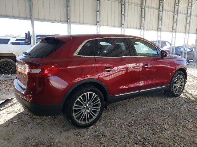 2LMPJ8LRXHBL46880 - 2017 LINCOLN MKX RESERVE Բորդո լուսանկար 3