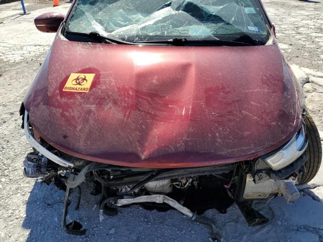 2C4RC1BG0MR507247 - 2021 CHRYSLER PACIFICA TOURING L RED photo 12