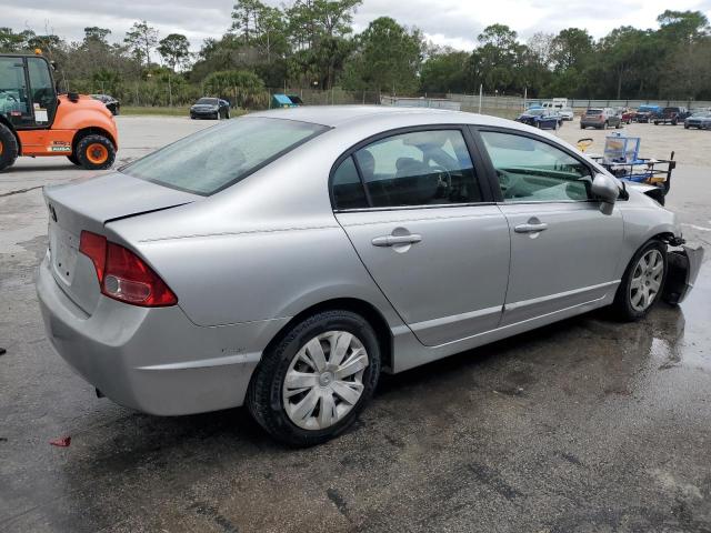 1HGFA16536L111599 - 2006 HONDA CIVIC LX SILVER photo 3