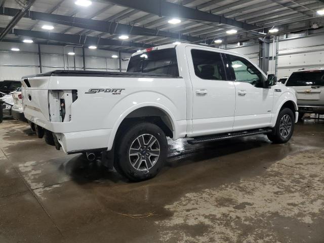 1FTEW1EG1HFB89430 - 2017 FORD F150 SUPERCREW WHITE photo 3