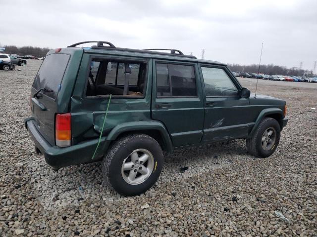 1J4FT58S0YL111219 - 2000 JEEP CHEROKEE CLASSIC GREEN photo 3