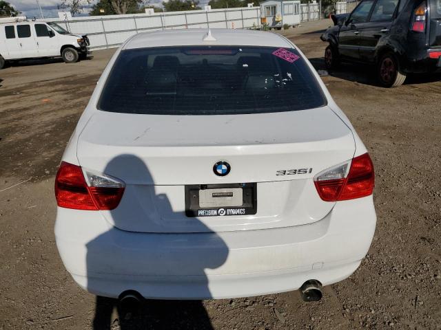 WBAVB73577VH23342 - 2007 BMW 335 I WHITE photo 6